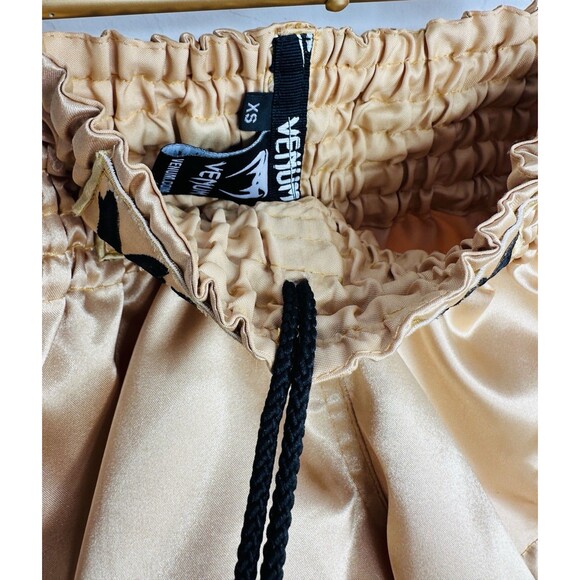 Muay Thai Venum Shorts XSmall Black Gold MMA Boxing Trunks Combat Polyester - Picture 5 of 6